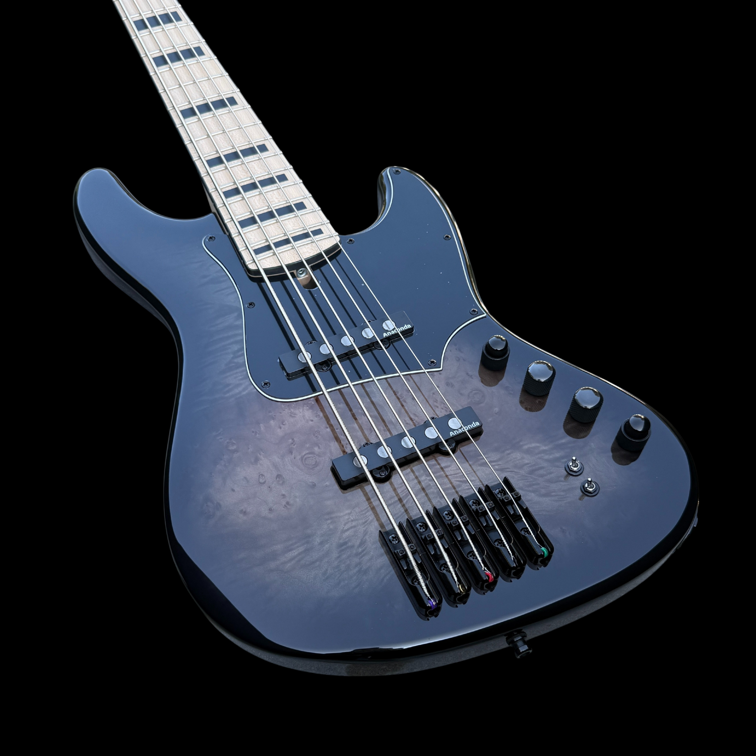 Ultra J5 Essence (Black Burst) — Anaconda Basses USA